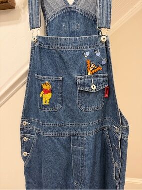 Vintage Winnie the Pooh & Tigger Denim Overalls